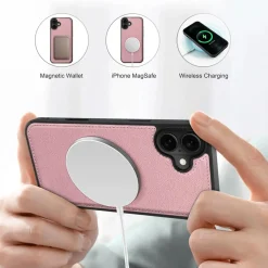 iPhone 16 - Klapphülle mit Kartenfächern & MagSafe-Kompatibilität