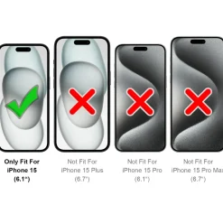 iPhone 15 - Klapphülle mit Kartenfächern & MagSafe-Kompatibilität