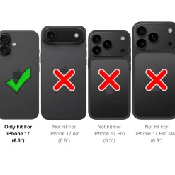 iPhone 17 - Klapphülle mit Kartenfächern