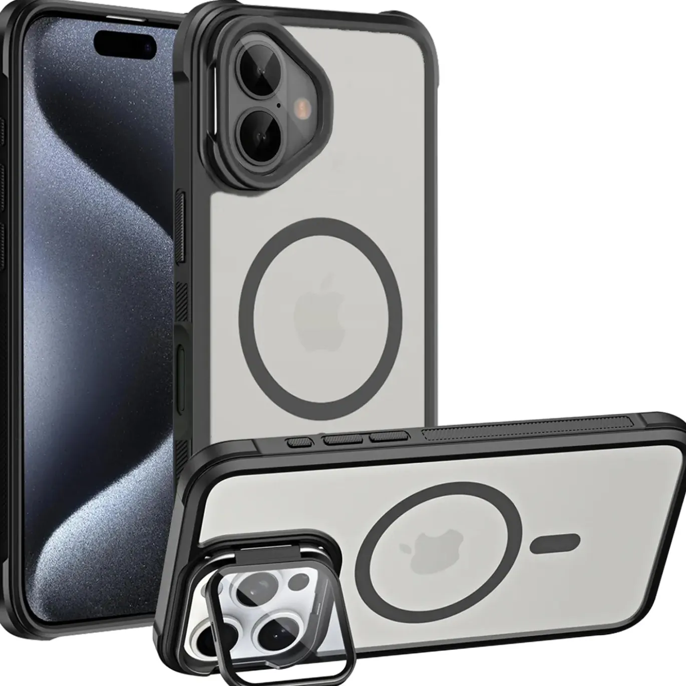 iPhone 16 - MagSafe Hülle mit Glas & Schutzfunktion