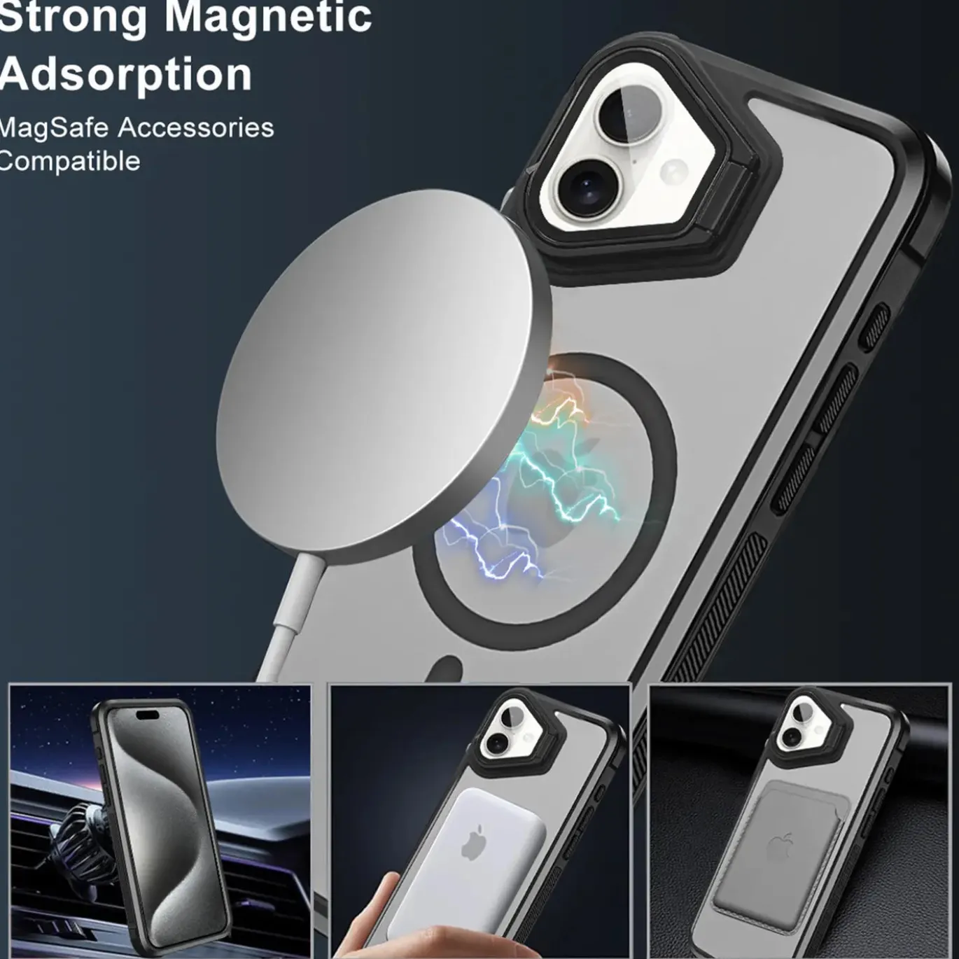 iPhone 16 - MagSafe Hülle mit Glas & Schutzfunktion
