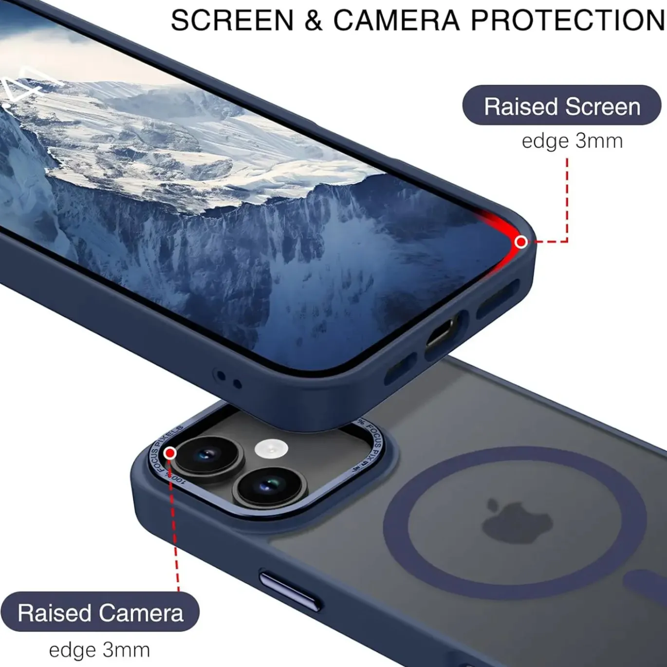 iPhone 16 - MagSafe Hülle mit Kameraschutz