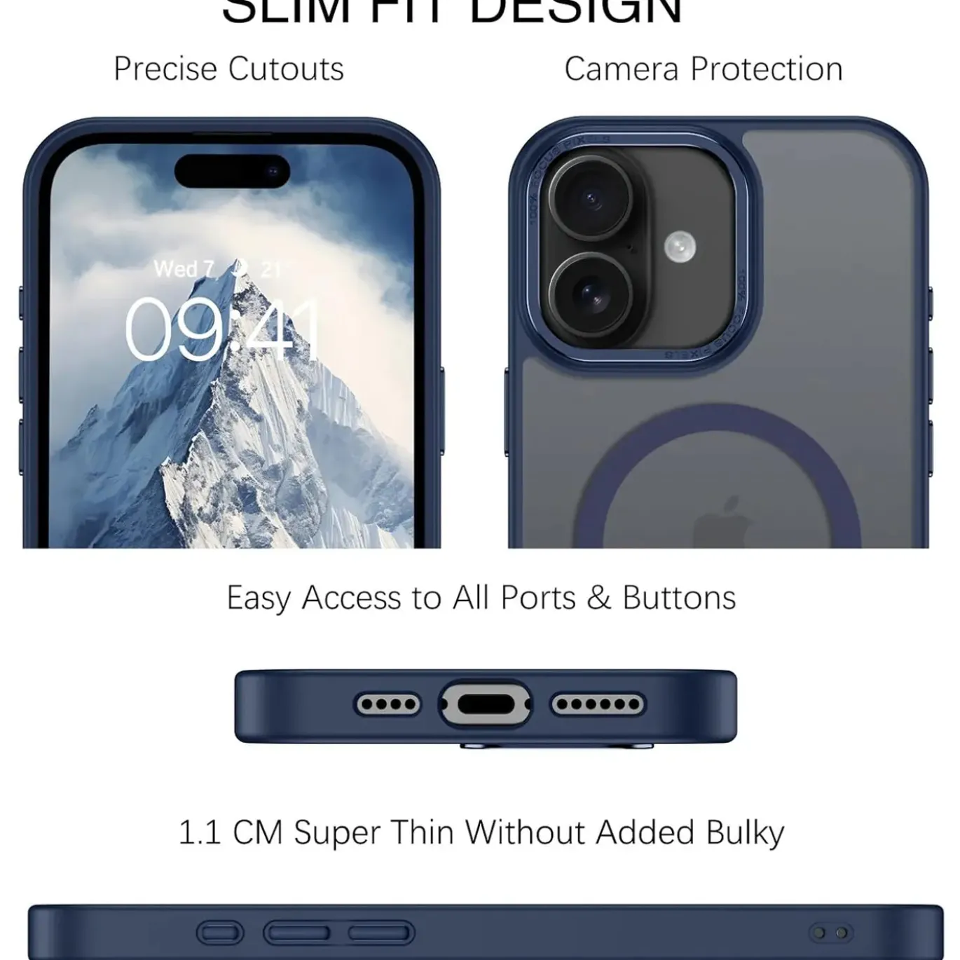 iPhone 16 - MagSafe Hülle mit Kameraschutz