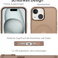 iPhone 15 - MagSafe Hülle mit Kameraschutz