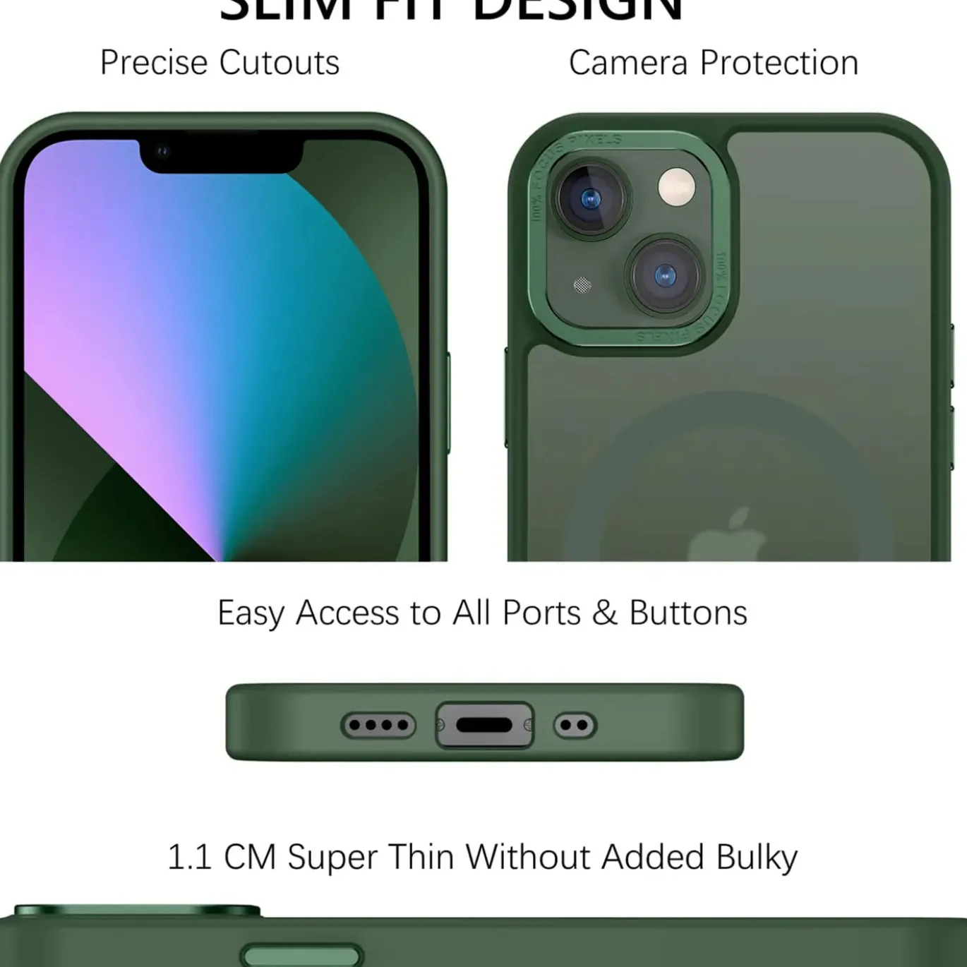 iPhone 13 - MagSafe Hülle mit Kameraschutz