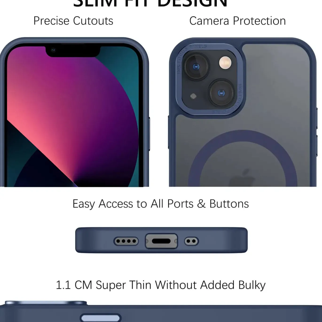 iPhone 13 - MagSafe Hülle mit Kameraschutz