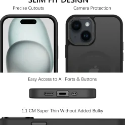 iPhone 15 - MagSafe Hülle mit Kameraschutz