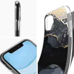 iPhone 11 - Marmor & Sand Design Hülle