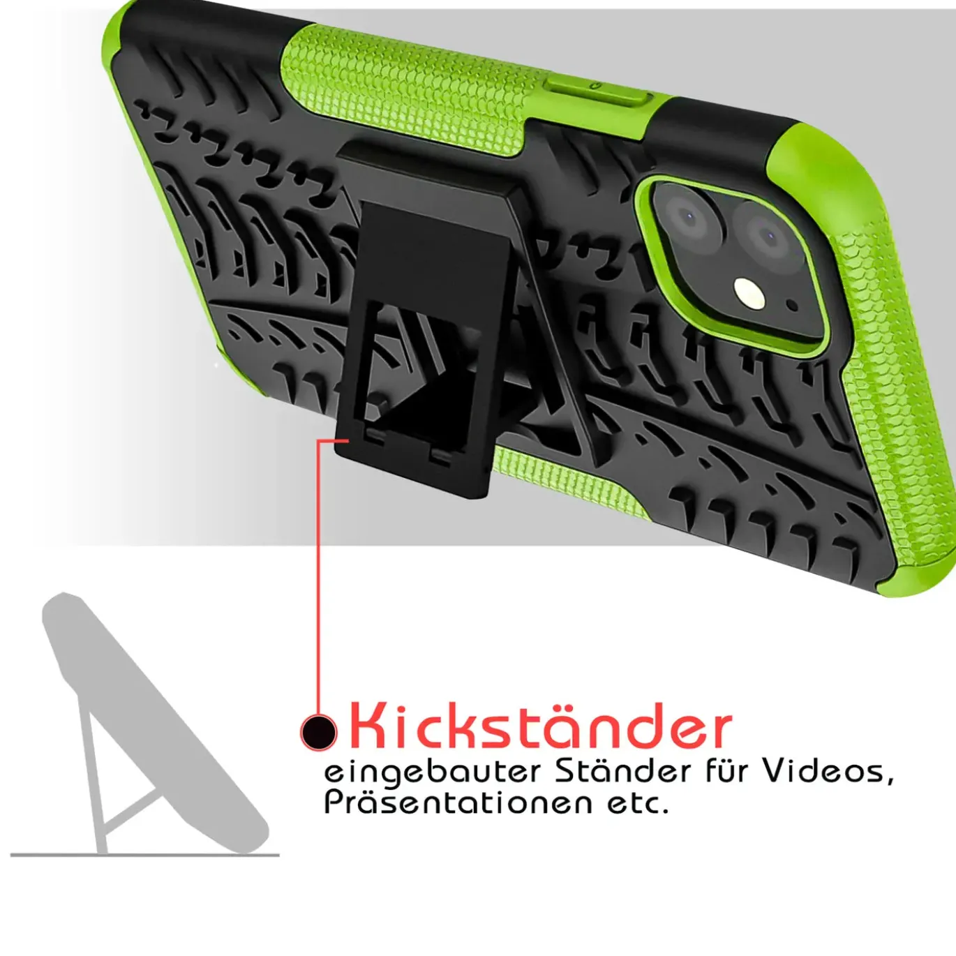 iPhone 11 - Outdoor Hülle 2-teiliges Schutzcase