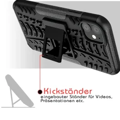 iPhone 11 - Outdoor Hülle 2-teiliges Schutzcase