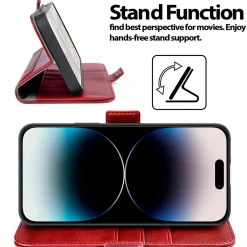 iPhone 15 - Robuste Klapphülle mit RFID Block