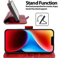 iPhone 14 - Robuste Klapphülle mit RFID Block