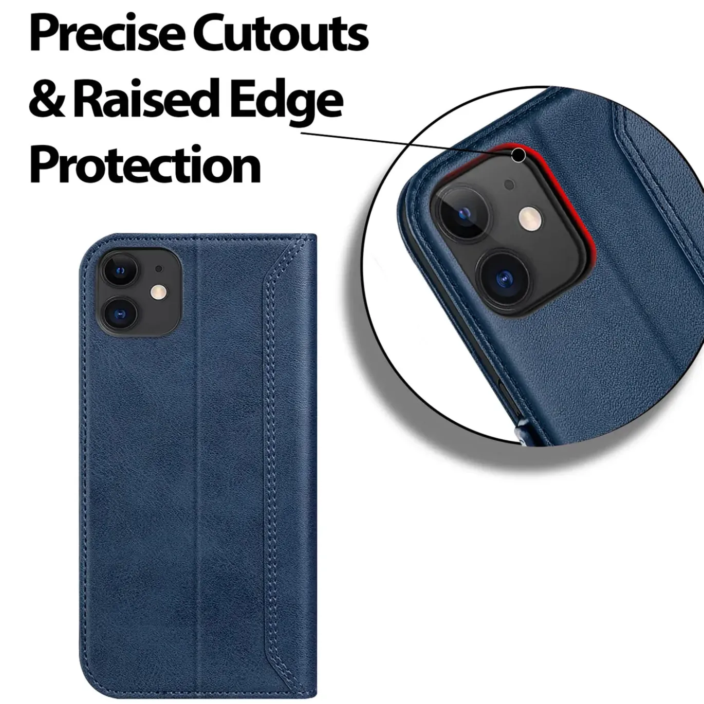 iPhone 11 - Robuste Klapphülle mit RFID Block