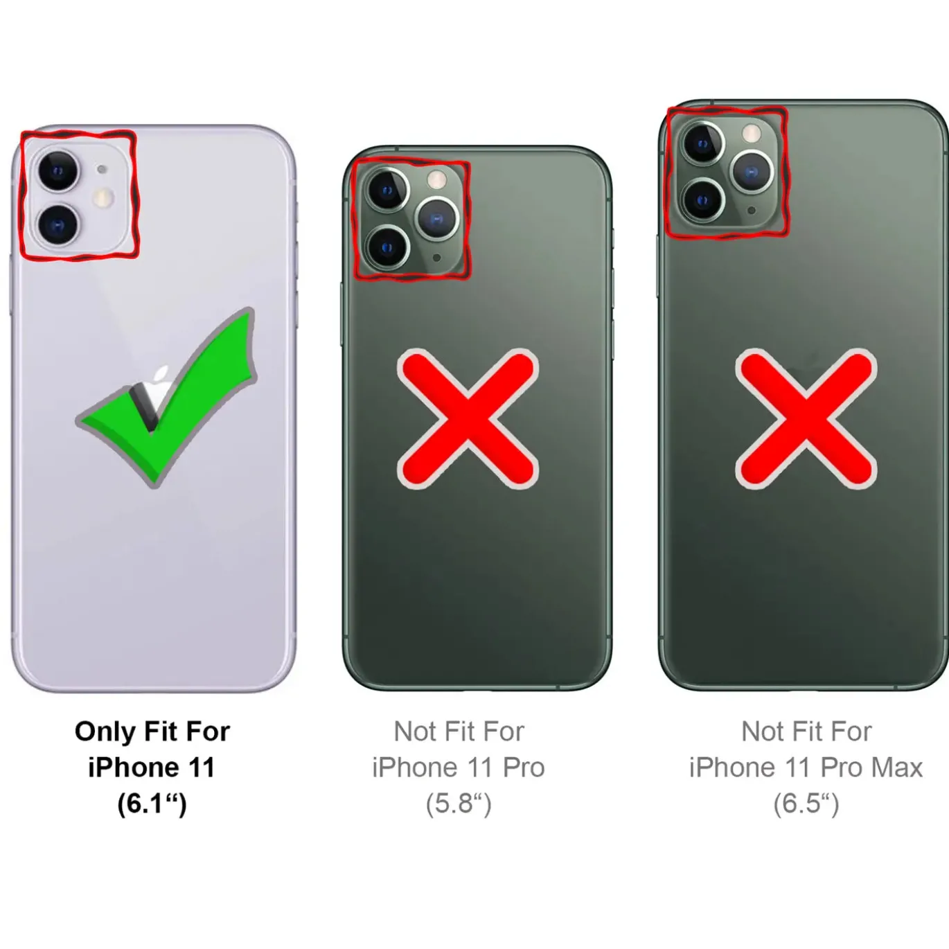 iPhone 11 - Robuste Klapphülle mit RFID Block