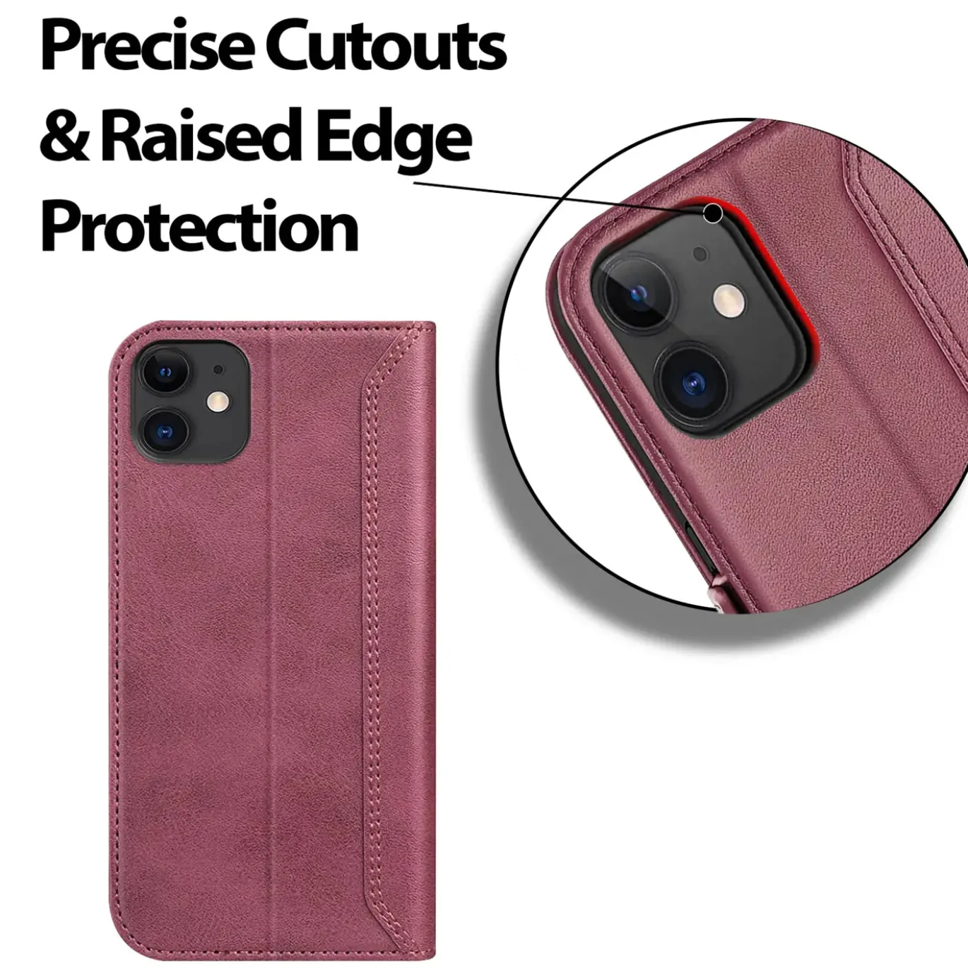 iPhone 11 - Robuste Klapphülle mit RFID Block