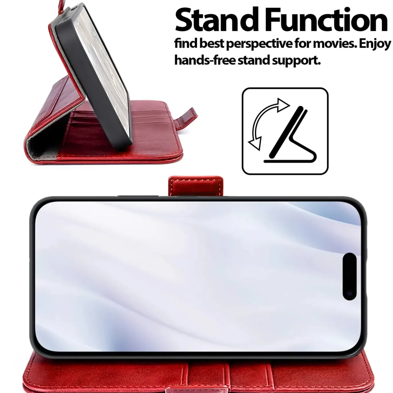 iPhone 17 - Robuste Klapphülle mit RFID Block