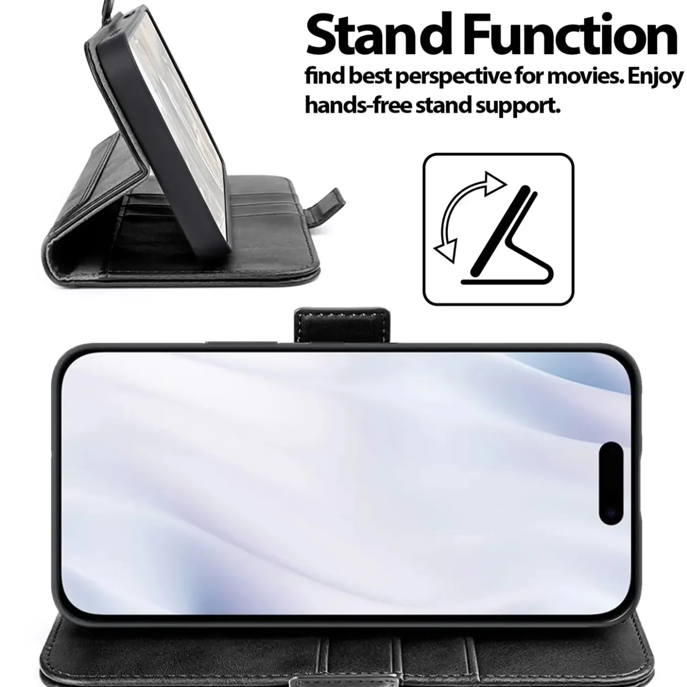 iPhone 17 - Robuste Klapphülle mit RFID Block