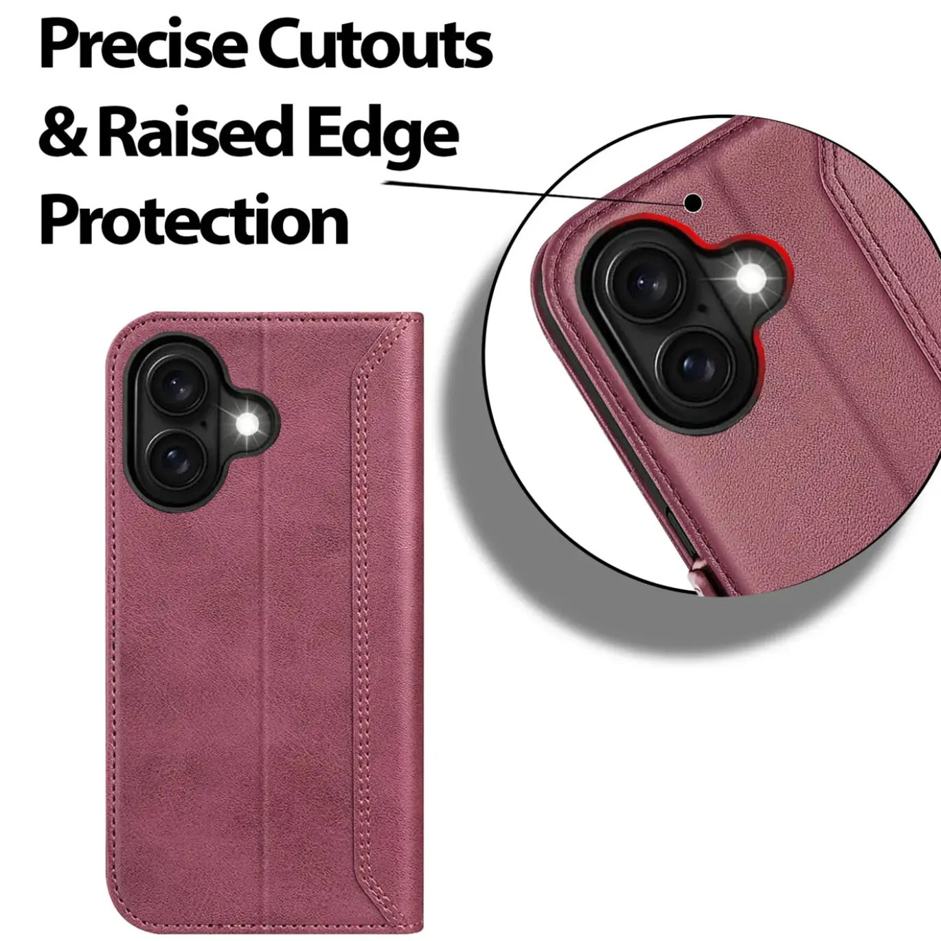 iPhone 17 - Robuste Klapphülle mit RFID Block