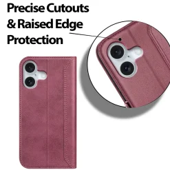 iPhone 16 - Robuste Klapphülle mit RFID Block