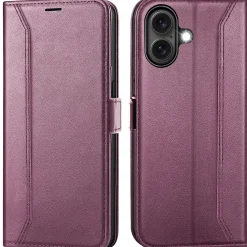 iPhone 16 - Robuste Klapphülle mit RFID Block