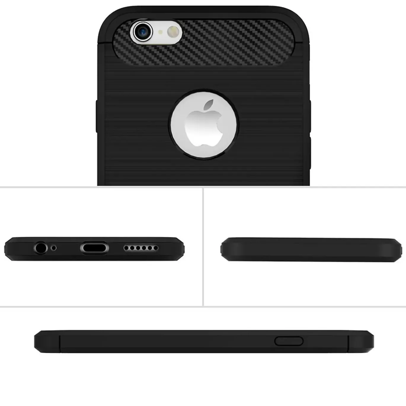 iPhone 6 / 6S - Carbon Case Hülle, stoßfest