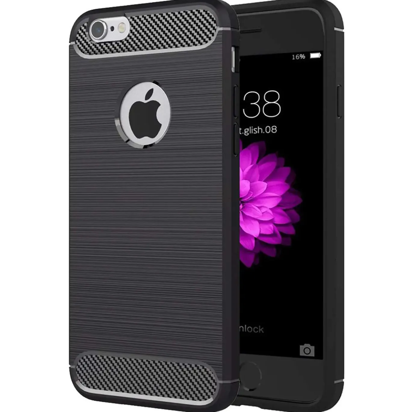 iPhone 6 / 6S - Carbon Case Hülle, stoßfest