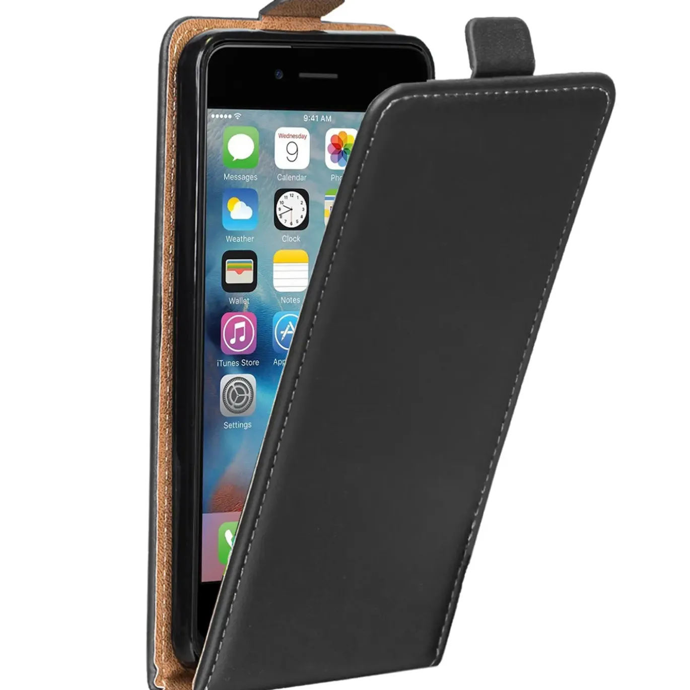 iPhone 6 / 6S - Flip Hülle, horizontal klappbar