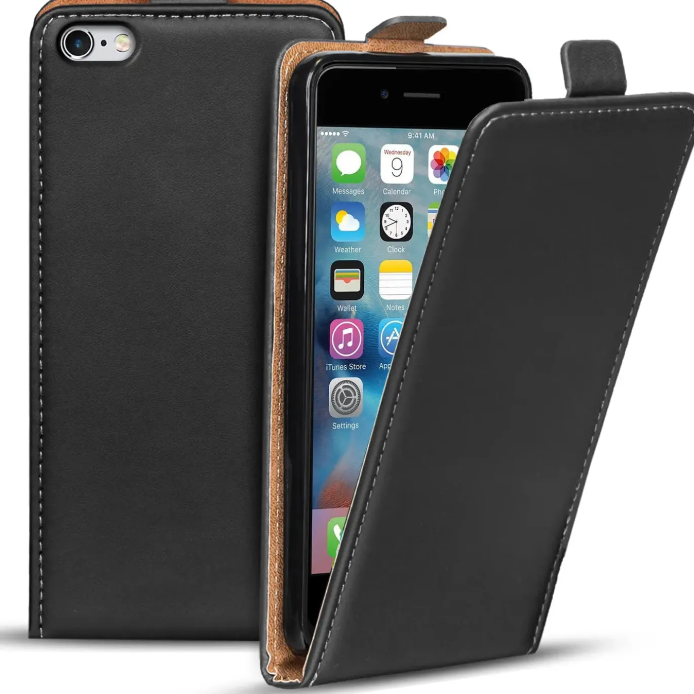 iPhone 6 / 6S - Flip Hülle, horizontal klappbar