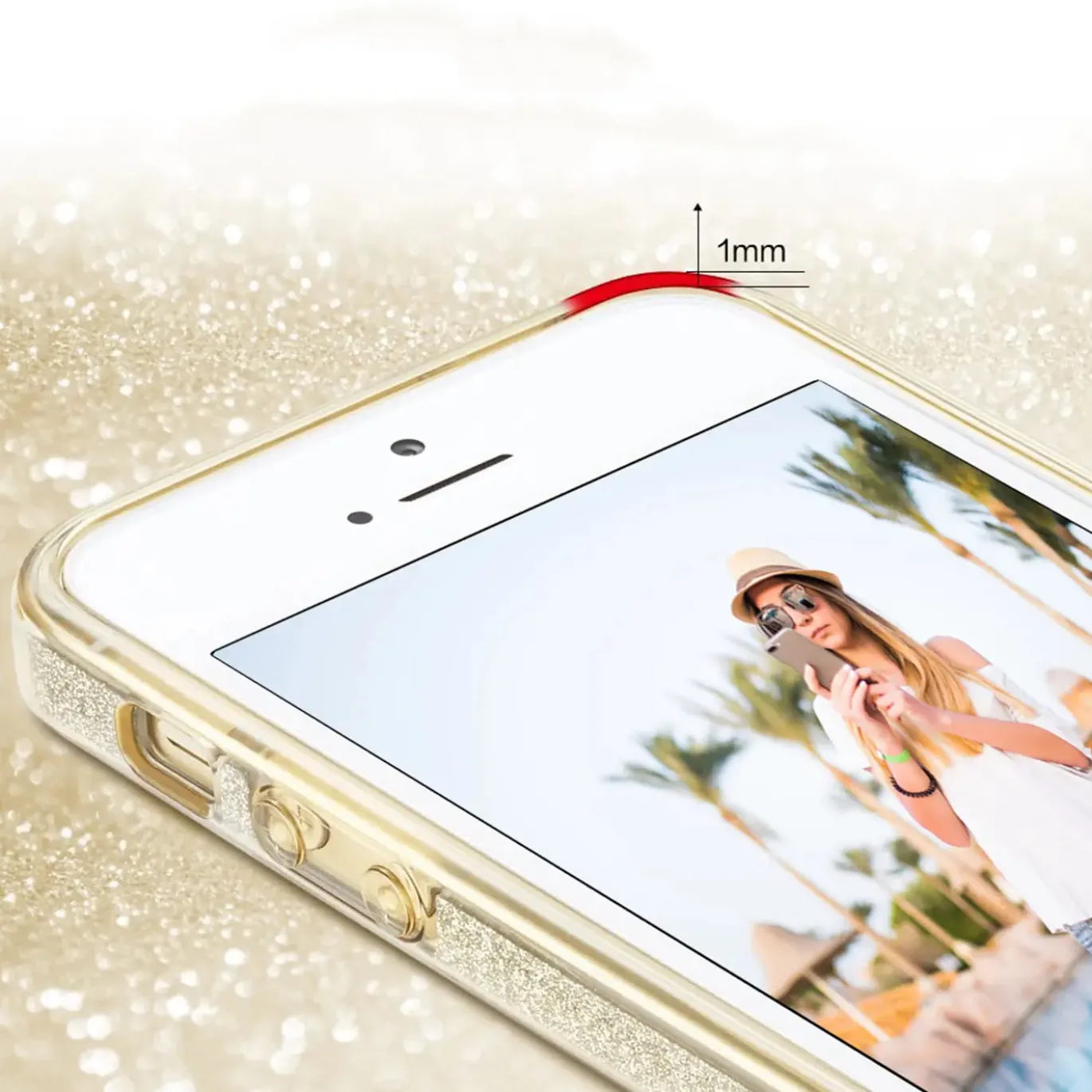 iPhone 6 / 6S - Glitzer TPU Hülle