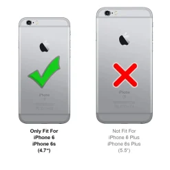 iPhone 6 / 6S - 9H Displayschutzfolie 2x Display & Kamera