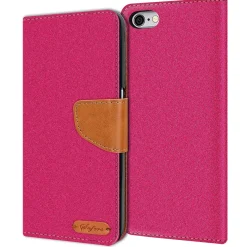 iPhone 6 / 6S - Jeanslook Klapphülle mit Kartenfach