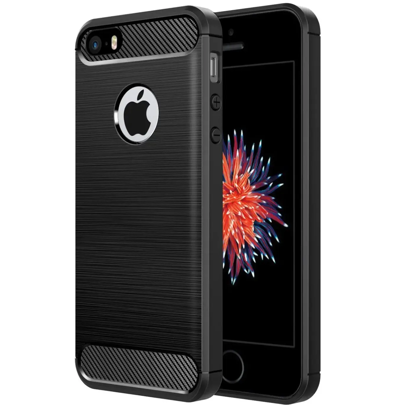 iPhone 5 / 5S / SE - Carbon Case Hülle, stoßfest