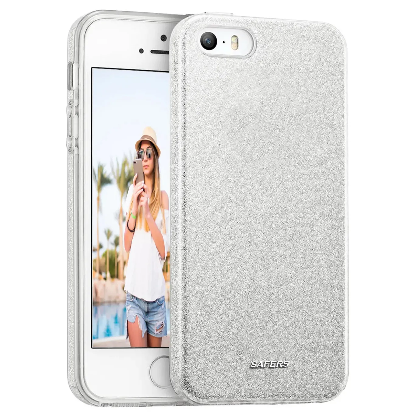 iPhone 5 / 5S / SE - Glitzer TPU Hülle