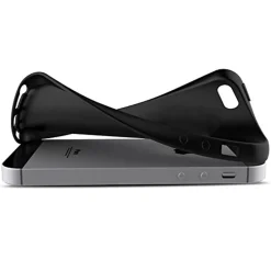 iPhone 5 / 5S / SE - Slim Silikon Backcover Schwarz