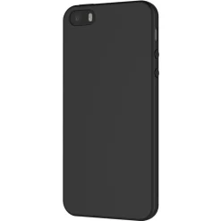 iPhone 5 / 5S / SE - Slim Silikon Backcover Schwarz