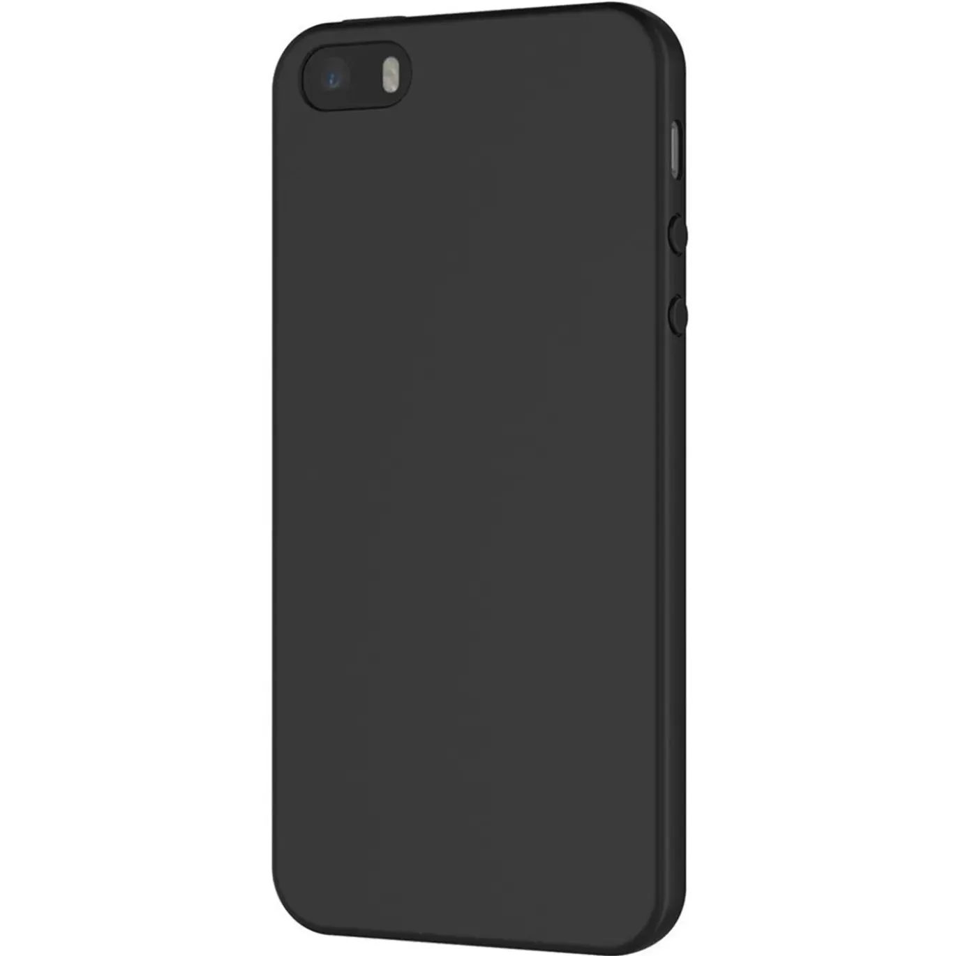 iPhone 5 / 5S / SE - Slim Silikon Backcover Schwarz