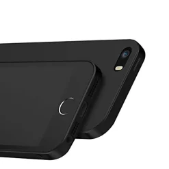 iPhone 5 / 5S / SE - Slim Silikon Backcover Schwarz