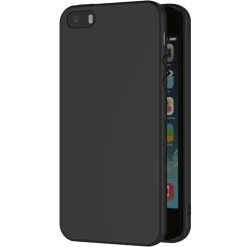 iPhone 5 / 5S / SE - Slim Silikon Backcover Schwarz