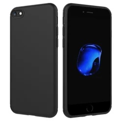 iPhone 6 / 6S - Slim Silikon Backcover Schwarz
