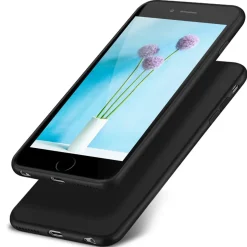 iPhone 6 / 6S - Slim Silikon Backcover Schwarz