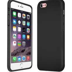 iPhone 6 / 6S - Slim Silikon Backcover Schwarz