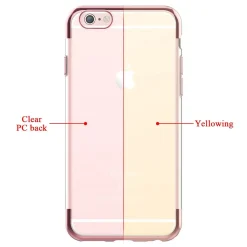 iPhone 6 / 6S - Transparente Hülle mit Akzenten