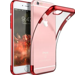 iPhone 6 / 6S - Transparente Hülle mit Akzenten