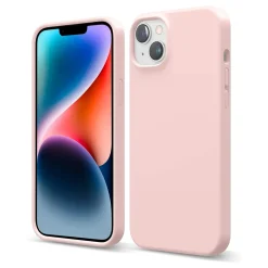 iPhone 14 - Silikon Case mit Mikrofaser-Innenseite
