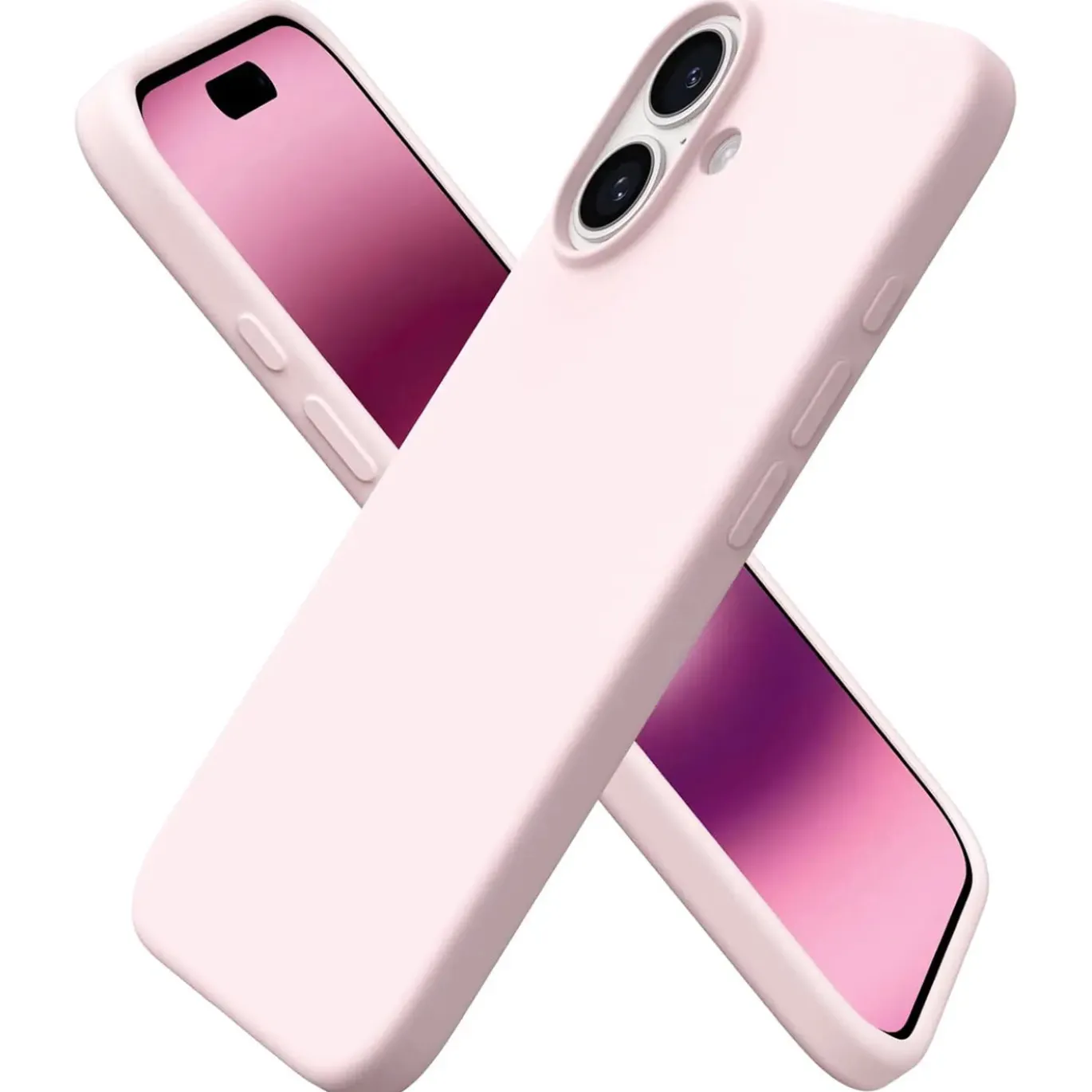 iPhone 16 - Silikon Case mit Mikrofaser-Innenseite