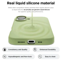 iPhone 16 - Silikon Case mit Mikrofaser-Innenseite