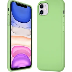 iPhone 11 - Silikon Case mit Mikrofaser-Innenseite