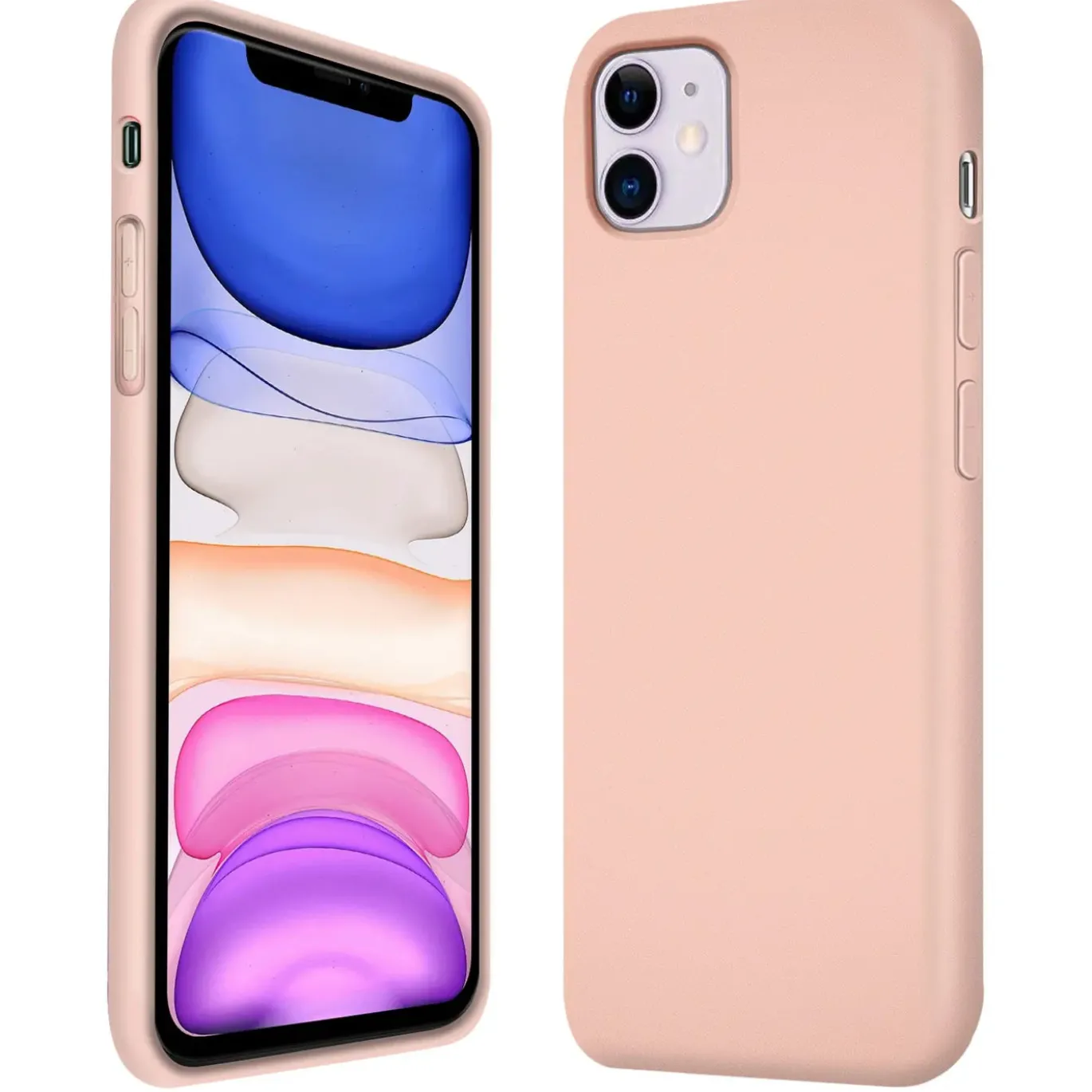 iPhone 11 - Silikon Case mit Mikrofaser-Innenseite