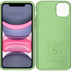 iPhone 11 - Silikon Case mit Mikrofaser-Innenseite
