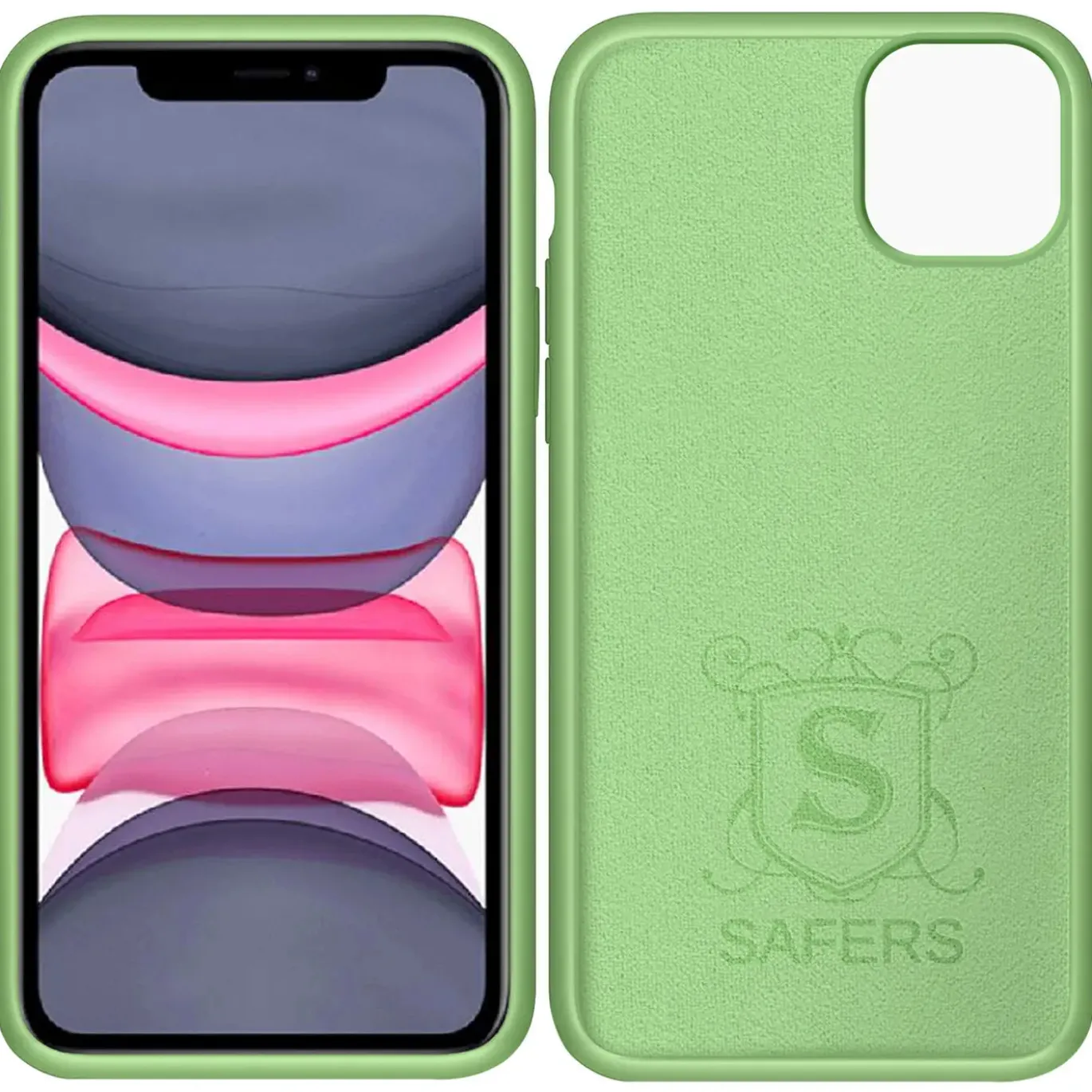 iPhone 11 - Silikon Case mit Mikrofaser-Innenseite